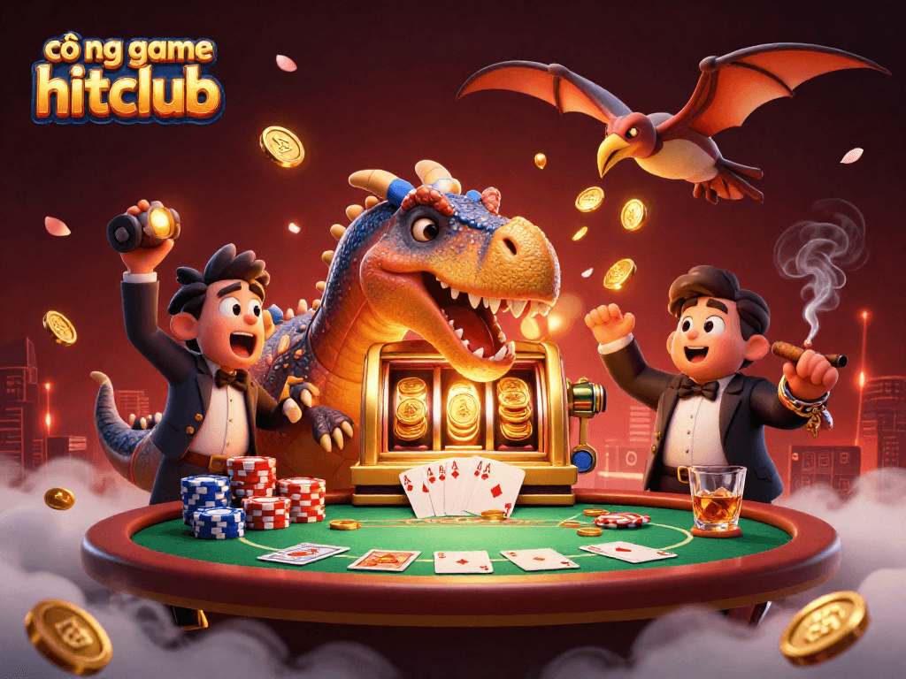 Experience the excitement of cổng game hitclub where a whimsical pachycephalosaurus activates a jackpot!