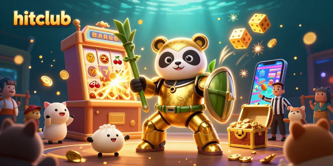 Experience hitclub's vibrant casino scene with a dynamic jackpot explosion and colorful elements.