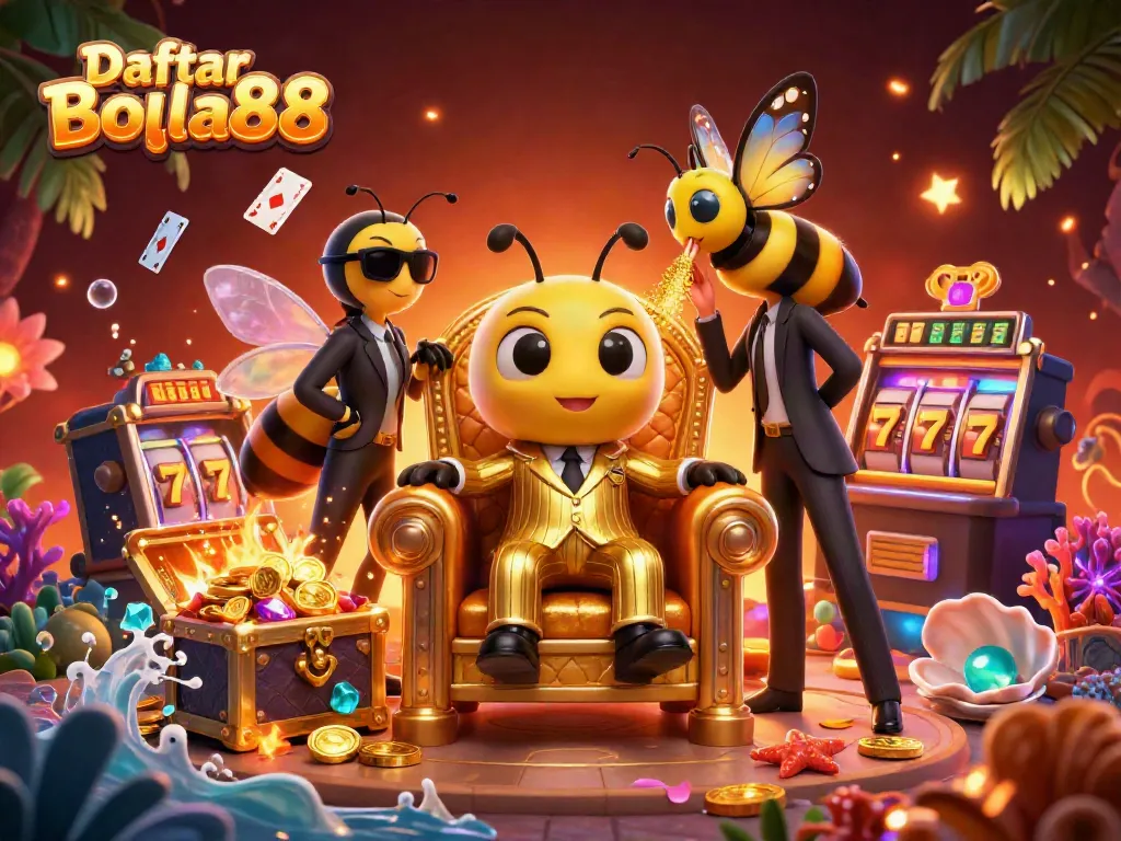 Experience thrilling wins with Daftar Bola88 as vibrant slot themes come alive in a 3D adventure.