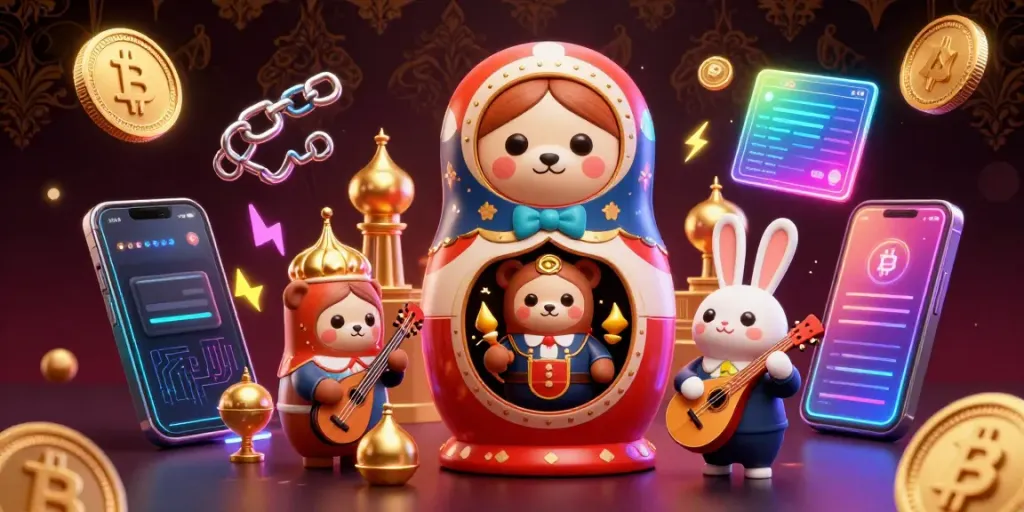 Engage with the vibrant sunwin casino illustration featuring bears in dealer outfits with crypto elements.