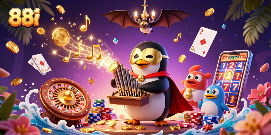 Engage with the thrilling atmosphere of 88i casino, featuring dynamic characters and golden rewards.