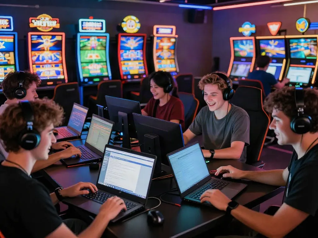 Engaged players at gem88.bz gaming platforms experiencing live casino and sports betting excitement.