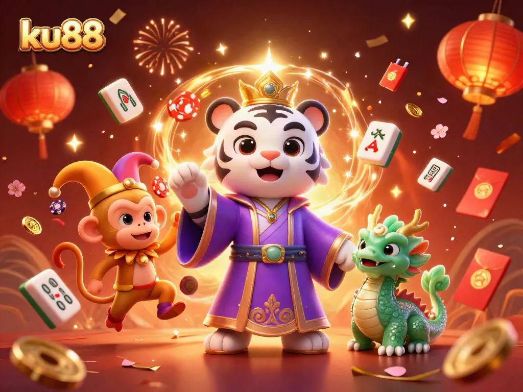 Engage with ku88's thrilling casino experience featuring dynamic characters and vibrant game elements.