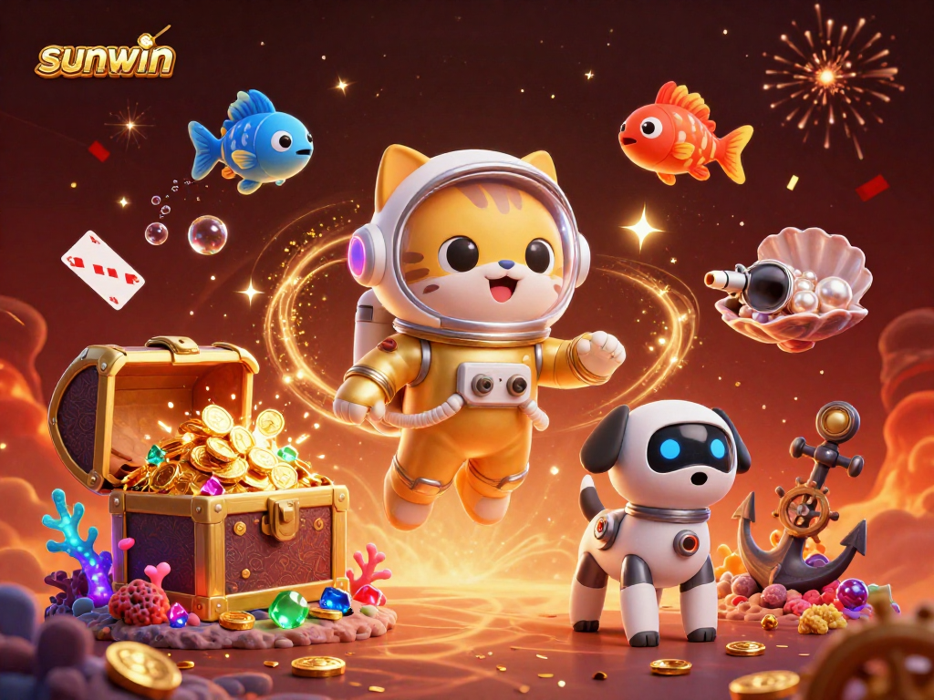 Engage in thrilling gameplay with sunwin's captivating underwater adventure.