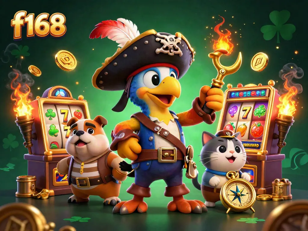 Engage with thrilling slots at f168, highlighted by dynamic characters and vivid game elements.