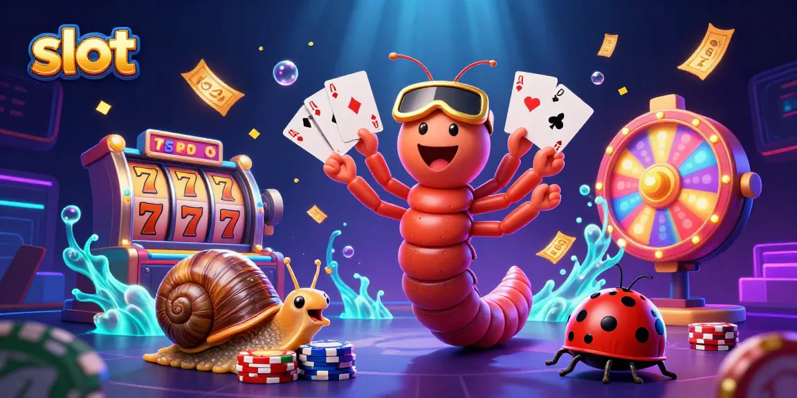 Engage in thrilling slot action with colorful slot reels and vibrant characters.