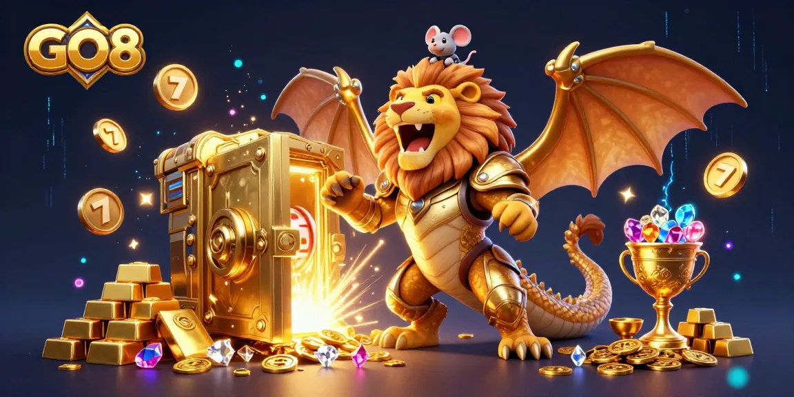 Engage at GO8's vibrant casino with golden treasures and lively gaming adventures.
