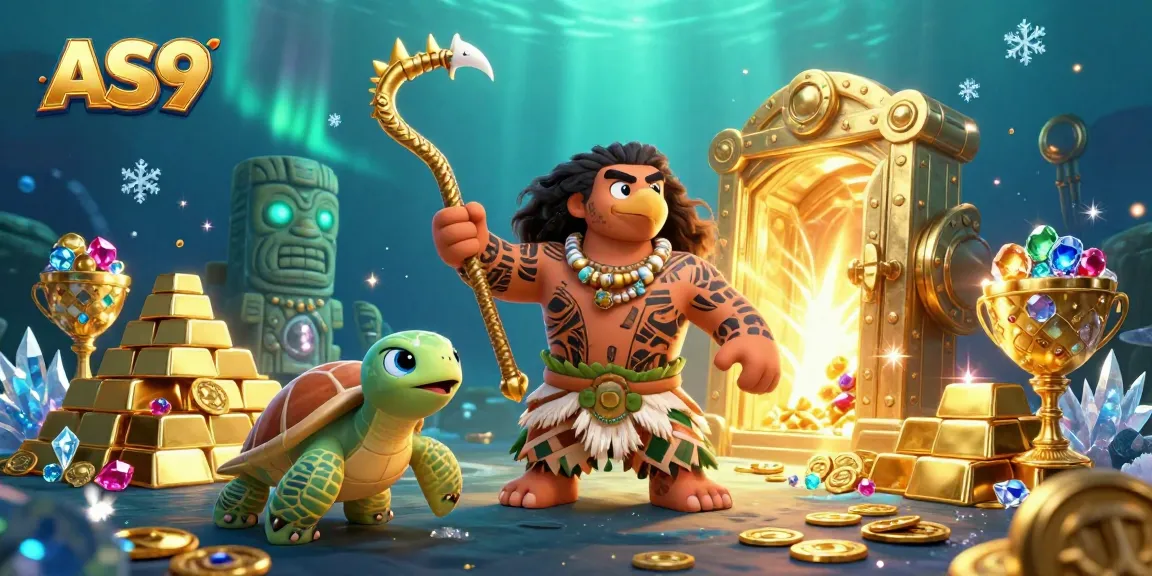 Experience AS9's thrilling casino adventure with vibrant characters and treasures.